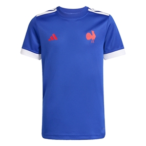 France Kids Supporters T-Shirt Lucid Blue 25/26 - Front View