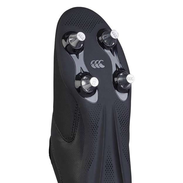 Canterbury Junior Phoenix Raze Soft Ground Rugby Boots Black - Forefoot
