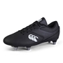 Canterbury Junior Phoenix Raze Soft Ground Rugby Boots Black - Front 