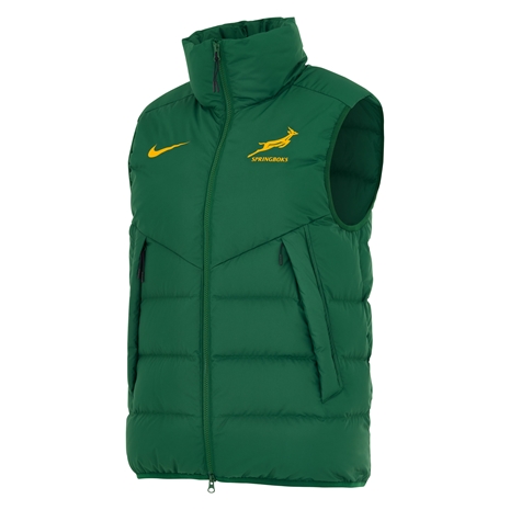 South Africa Springboks Mens Sideline Fill Vest 25/26 - Front