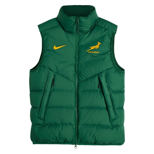 South Africa Springboks Mens Sideline Fill Vest 25/26 - Flat