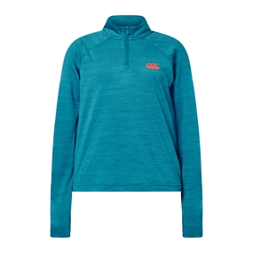 Canterbury Kids Tempo+ Knit Quarter Zip Pullover - Front View