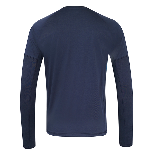 England Mens Contact Drill Top 25/26 Inkwell/Storm Blue - Back