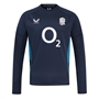 England Mens Contact Drill Top 25/26 Inkwell/Storm Blue - Front 