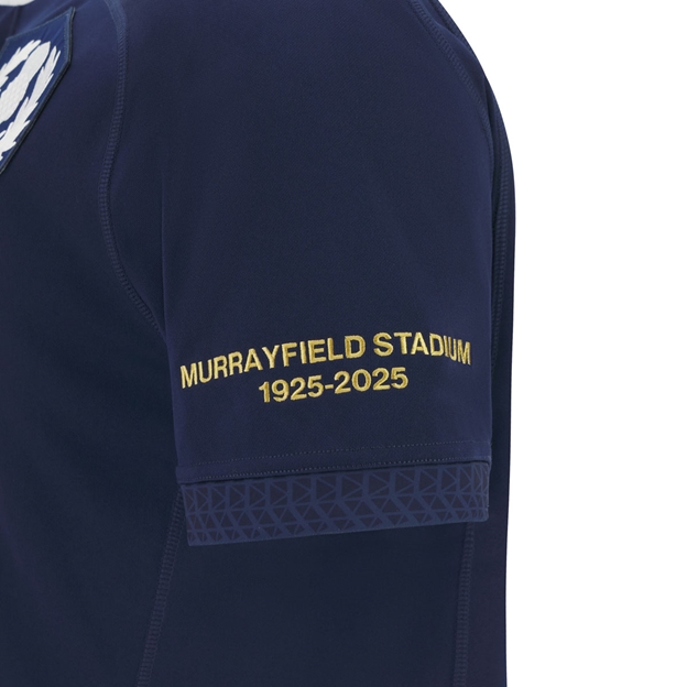 Scotland Mens 1925 Rugby Shirt 25/26 Short Sleeve Navy - Murrayfield Stadium