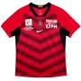 RC Toulon Mens Home Rugby Shirt 25/26 Red - Flatlay 