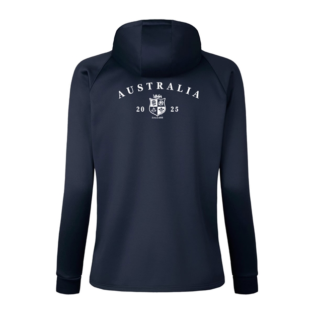 Limited Edition British and Irish Lions Womens 1/4 Zip Hoody - Navy