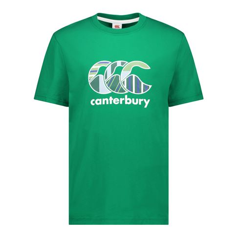 Canterbury Mens Uglies T-Shirt Green - Front View