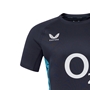 England Mens Contact Short Sleeve Training Jersey 25/26 - Inkwell/Storm Blue 
