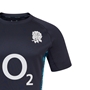 England Mens Contact Short Sleeve Training Jersey 25/26 - Inkwell/Storm Blue 