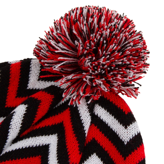 Gloucester Pom Pom Beanie Hat 25/26 Red - Bobble