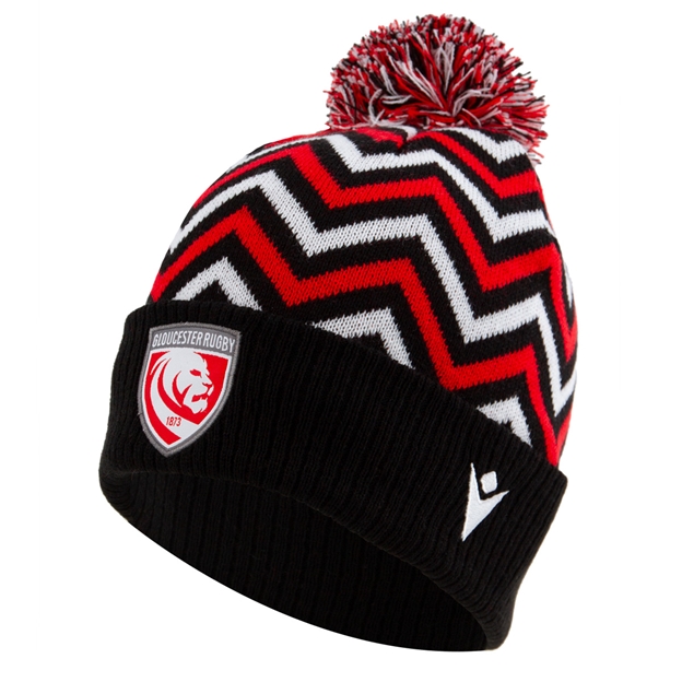 Gloucester Pom Pom Beanie Hat 25/26 Red - Front