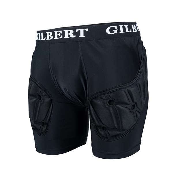 Gilbert XP25 Protective Shorts Black - Side View