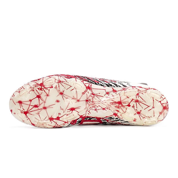 Oxen Kids Metasock Firm Ground Rugby Boots White/Red - Sole