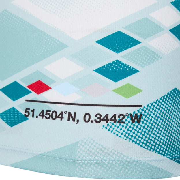 Harlequins Kids Away Rugby Shirt 26/27 Sea Angel - Hem Detail Close-up