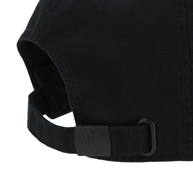 Wales Adults Dad Baseball Cap 25/26 - Black