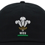 Wales Adults Dad Baseball Cap 25/26 - Black 