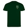 South Africa Mens Classic Printed T-Shirt Bottle Green - Front 