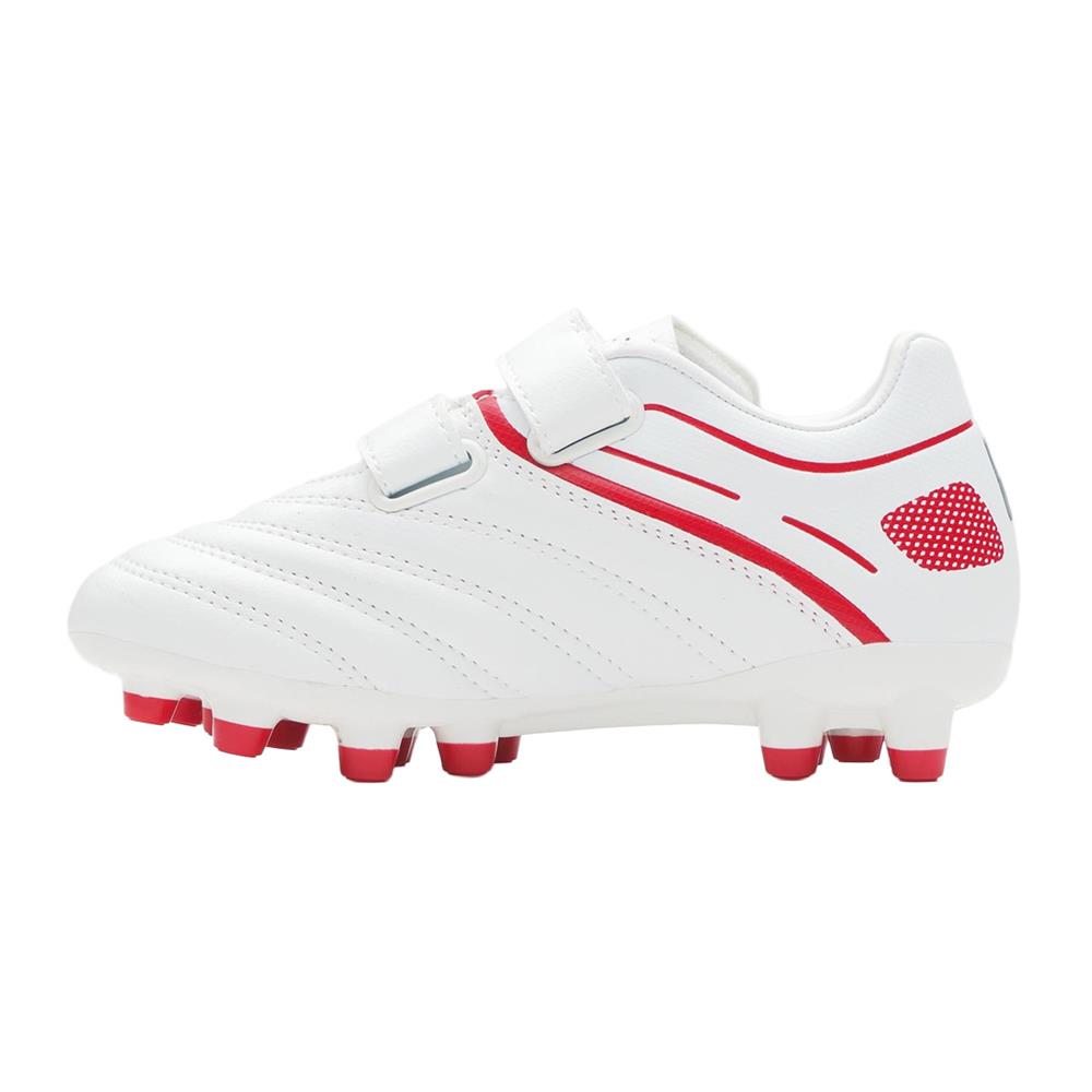 Gilbert Kids Sidestep X20 6 Stud Moulded Rugby Boots White Red gilbert-kids-sidestep-x20-6-stud-moulded-rugby-boots-white-red