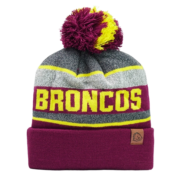 Brisbane Broncos Tundra Beanie - Back