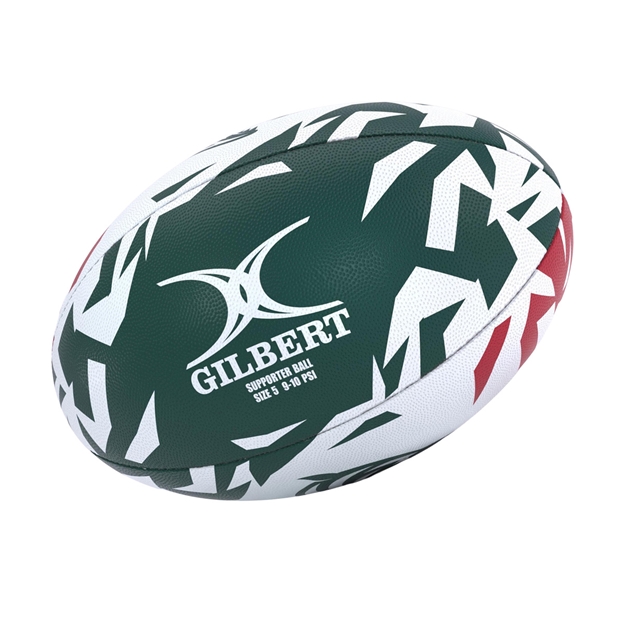Gilbert Leicester Tigers Supporters Rugby Ball - Back View