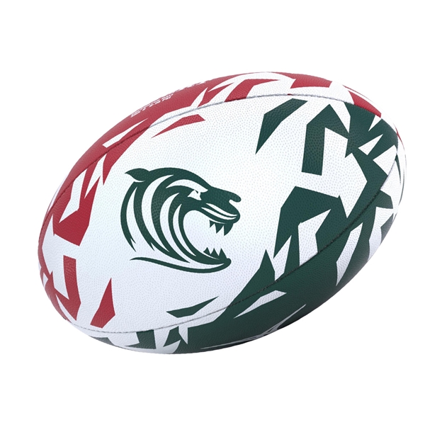 Gilbert Leicester Tigers Supporters Rugby Ball - Side1 View
