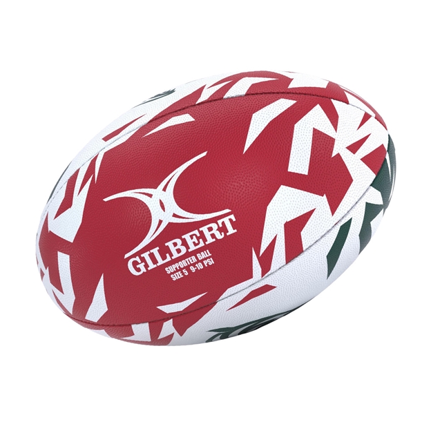 Gilbert Leicester Tigers Supporters Rugby Ball - Side 2 View