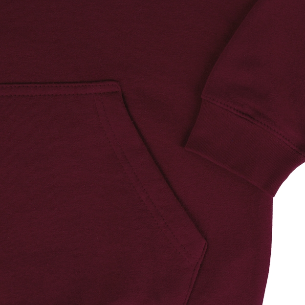 England Grand Slam 2026 Kids Hoodie Burgundy - Pocket Close-up