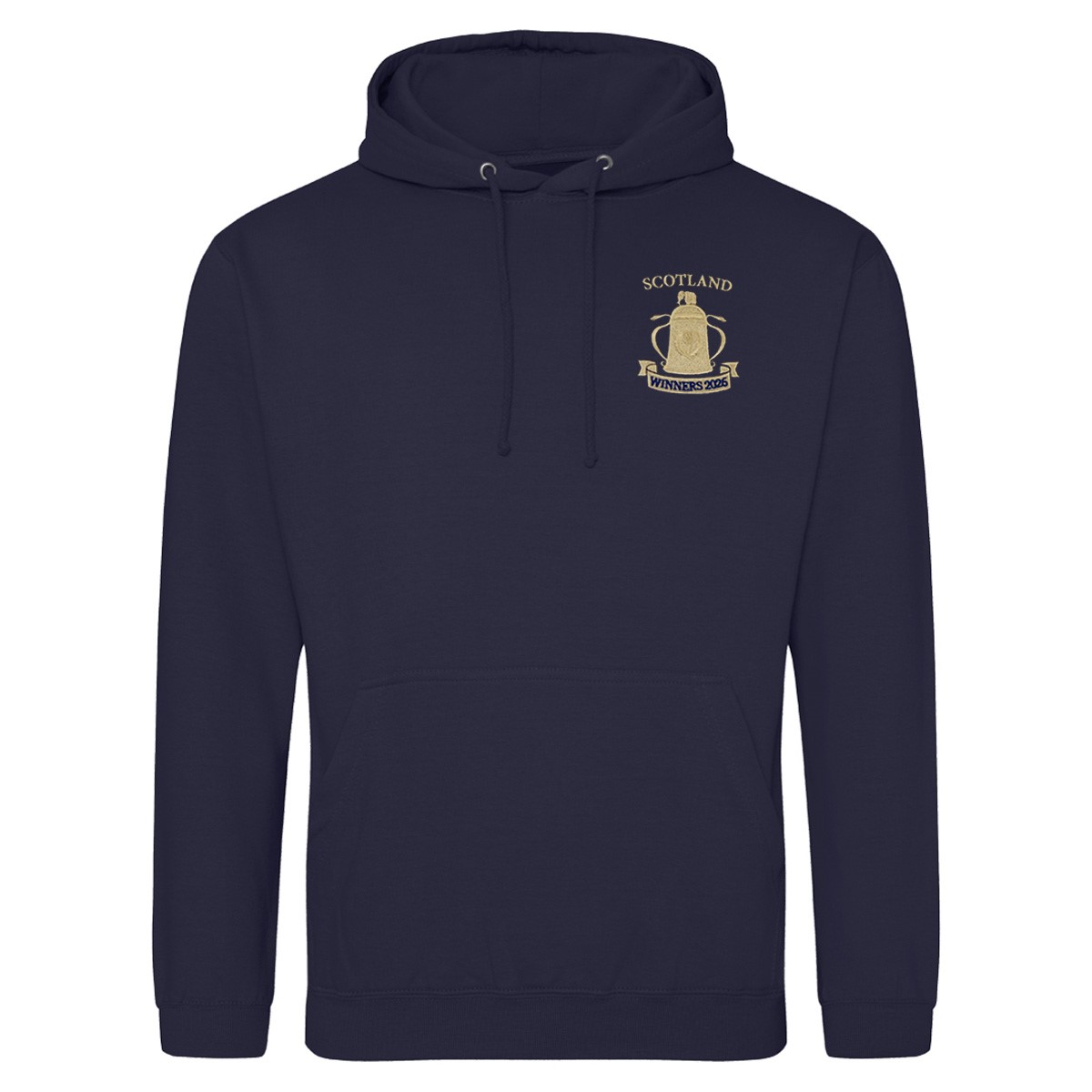 Scotland Mens Cup Winners 2026 Classic Pullover Hoodie - Navy