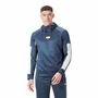 Canterbury Mens Overhead Quarter Zip Training Hoody - Navy Front 