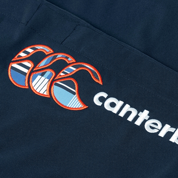 Canterbury kids Uglies Stadium Pants Navy - Uglies Embroidery Close-up