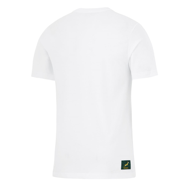 South Africa Springboks Mens Gradient Just Do It T-Shirt 26/27 White - Back View