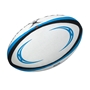 Gilbert Omega Match Rugby Ball White Back 