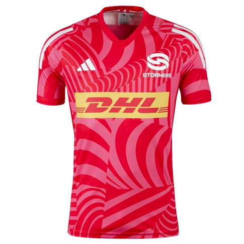 Stormers Mens Performance Training T-Shirt 25/26 Lucid Pink - Front