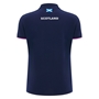 Scotland Womens Travel Polycotton Polo Shirt 25/26 - Navy/Purple 