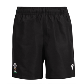 Wales Kids Training Shorts 26/27 Black - Front