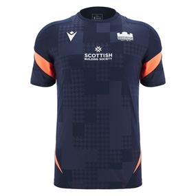 Edinburgh Mens Training T-Shirt 25/26 Navy - Front
