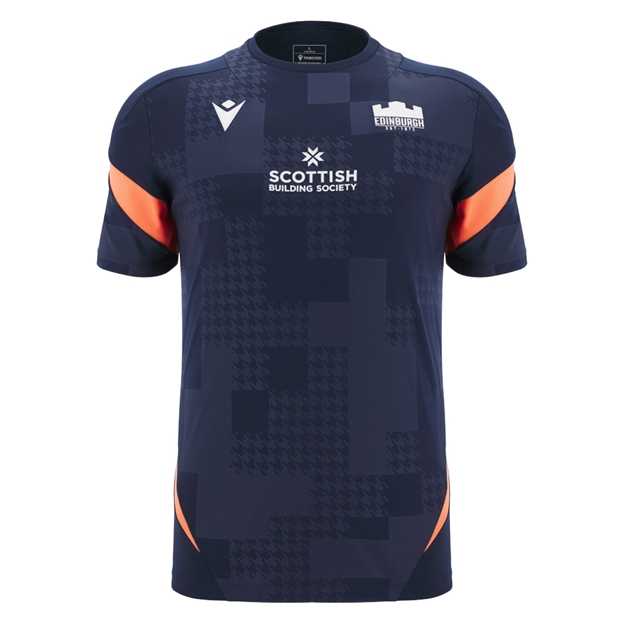 Edinburgh Mens Training T-Shirt 25/26 Navy - Front