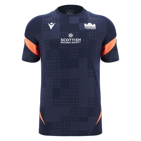 Edinburgh Mens Training T-Shirt 25/26 Navy - Front Edinburgh Mens Training T-Shirt 25/26 Navy - Front