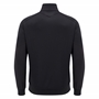 Wales Mens Travel 1/4 Zip Fleece - Black 2025 - Back 