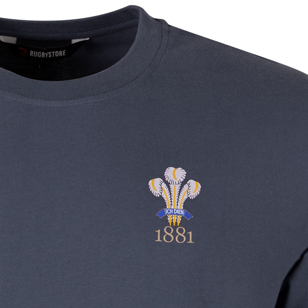 R1823 Wales 1881 T-Shirt - Petrol Blue