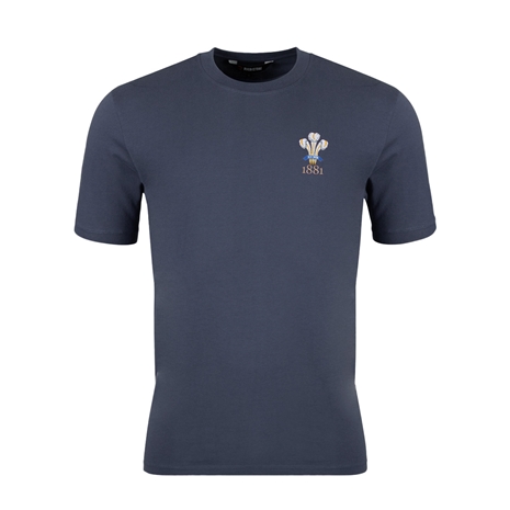 R1823 Wales 1881 T-Shirt - Petrol Blue