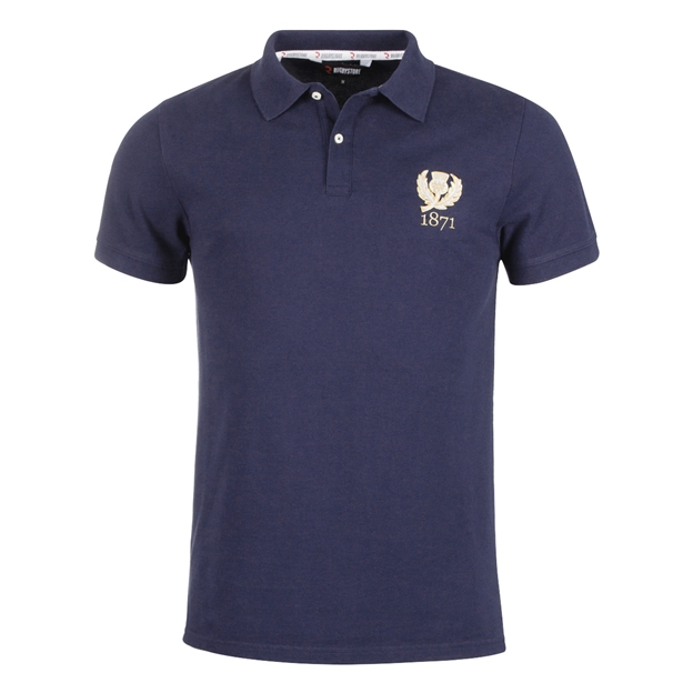 Scotland Mens 1871 Origins Polo Shirt - Navy