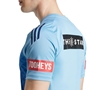 New South Wales Mens Performance T-Shirt 25/26 Light Blue - Model Close-up Back 