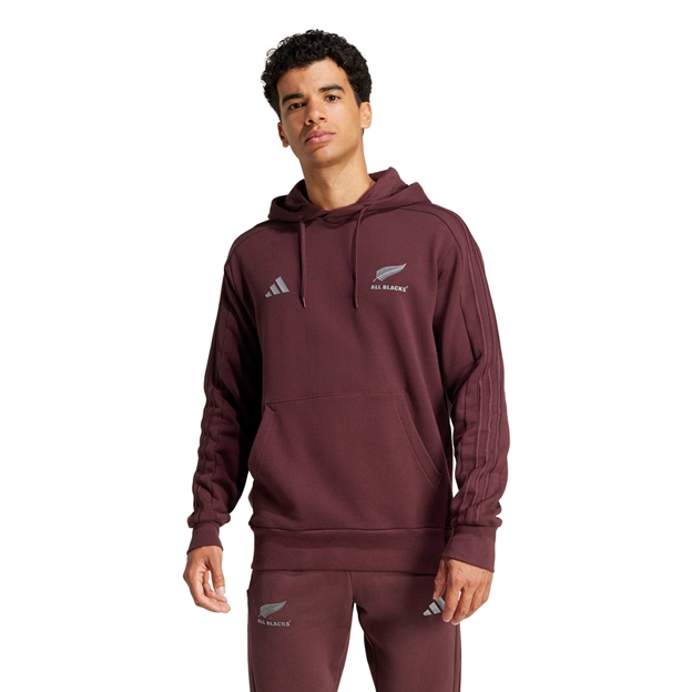All Blacks Fan Hoody Aurora Ruby - On Model Standard View