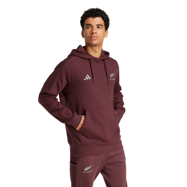 All Blacks Fan Hoody Aurora Ruby - On Model Walking View