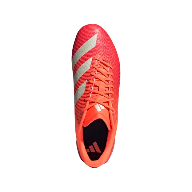 adidas Adults Adizero RS15 Pro Soft Ground Rugby Boots - Lucid Red
