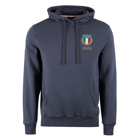 R1823 Italy 1929 Hoodie - Petrol Blue R1823 Italy 1929 Hoodie - Petrol Blue