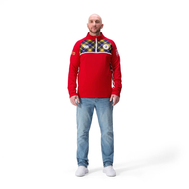 My Name'5 Doddie Legacy Midlayer Thermal Quarter Zip - Model Front