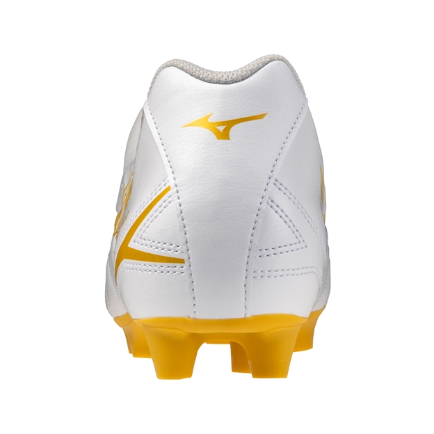 Mizuno Adults Monarcida Neo III Select Mix Rugby Boots White/Gold - Heel
